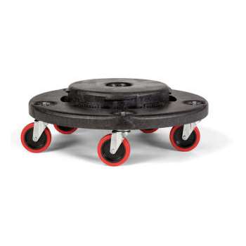 Rubbermaid Brute Quiet Dolly 2640-43, Black